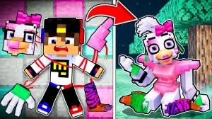 Я ПРОЖИЛ 100 ДНЕЙ за АНИМАТРОНИКА ЧИКА в МАЙНКРАФТ ! ДЕВУШКА НУБ И ПРО ВИДЕО ТРОЛЛИНГ MINECRAFT ФНАФ