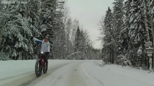 На мальдивы из п. Воровского. По снегу. 05.01.2026