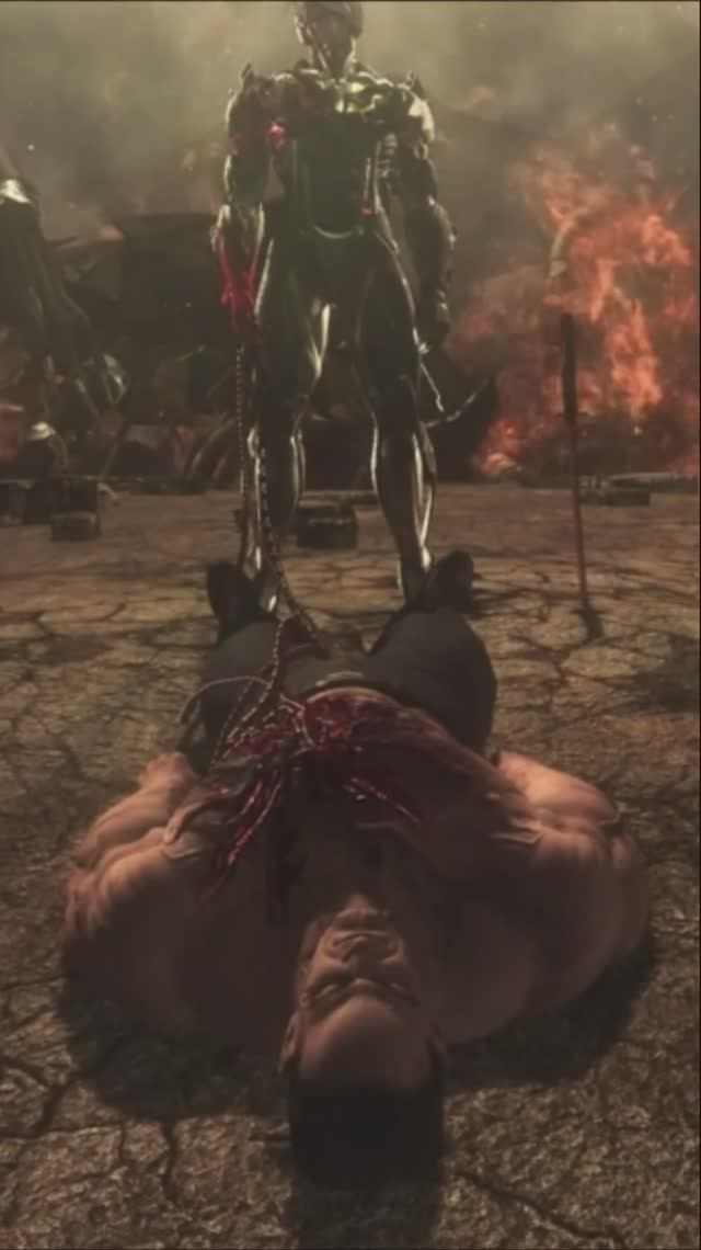 METAL GEAR RISING: REVENGEANCE Райден вырвал нано-сердце Армстронга смотреть онлайн