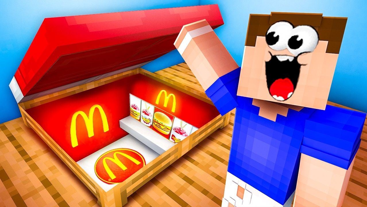 Я Построил СЕКРЕТНЫЙ РЕСТОРАН под ДОМОМ Друга!🍟 смотреть онлайн