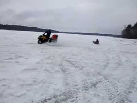 Прыжок на ватрушке