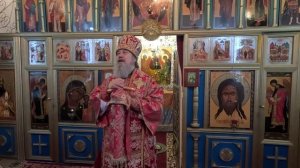 Проповедь епископа Максима в храме ИК №4 города Ельца