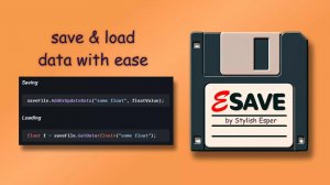 Asset Unity - ESave - Save System for Unity (ESave - Система сохранения данных для Unity)