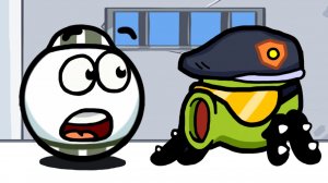 Новый КРАСНЫЙ ШАРИК против ЧЕРНЫХ КВАДРАТОВ #2 игра Ball Prison на канале Мистер Игрушкин