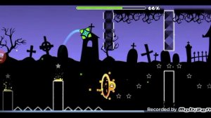 Мой уровень в geometry dash "HORROR"