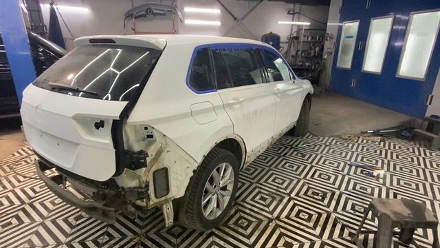 Volkswagen Tiguan Полная Покраска, Удаление ржавчины, коррозии Приморский район, Лахта Центр