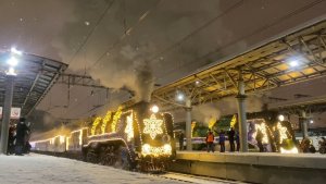 "Красивое и громкое отправление" | Паровозы П36-0218 и П36-0110