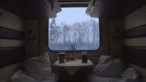Вид из окна купе, зимняя сказка 2026 года