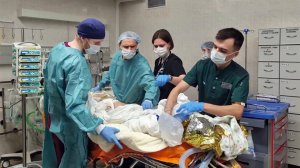 Раненого в Херсонской области ребенка доставили в Москву в Российскую детскую клиническую больницу.