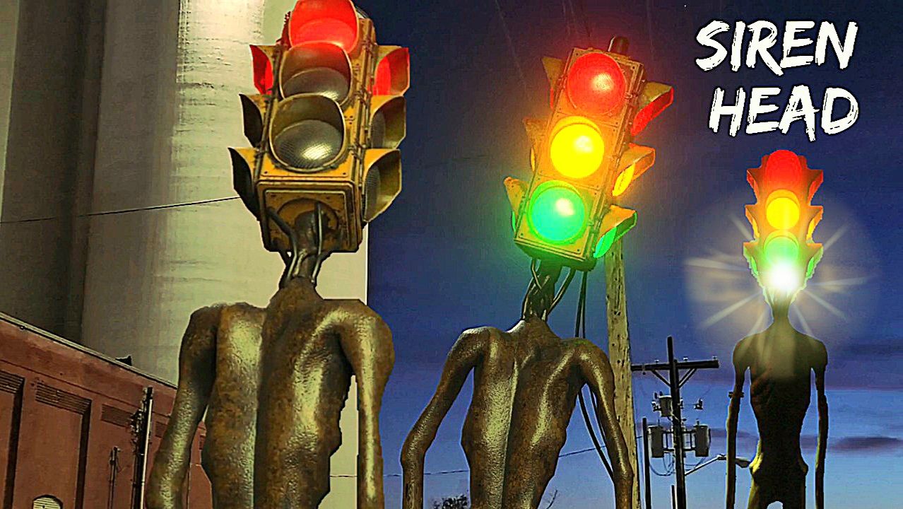 📢 СИРЕНОГОЛОВЫЙ 📢 - СВЕТОФОРОГОЛОВЫЙ АТАКУЕТ ФИЛЬМ. SIREN HEAD ФИЛЬМ.