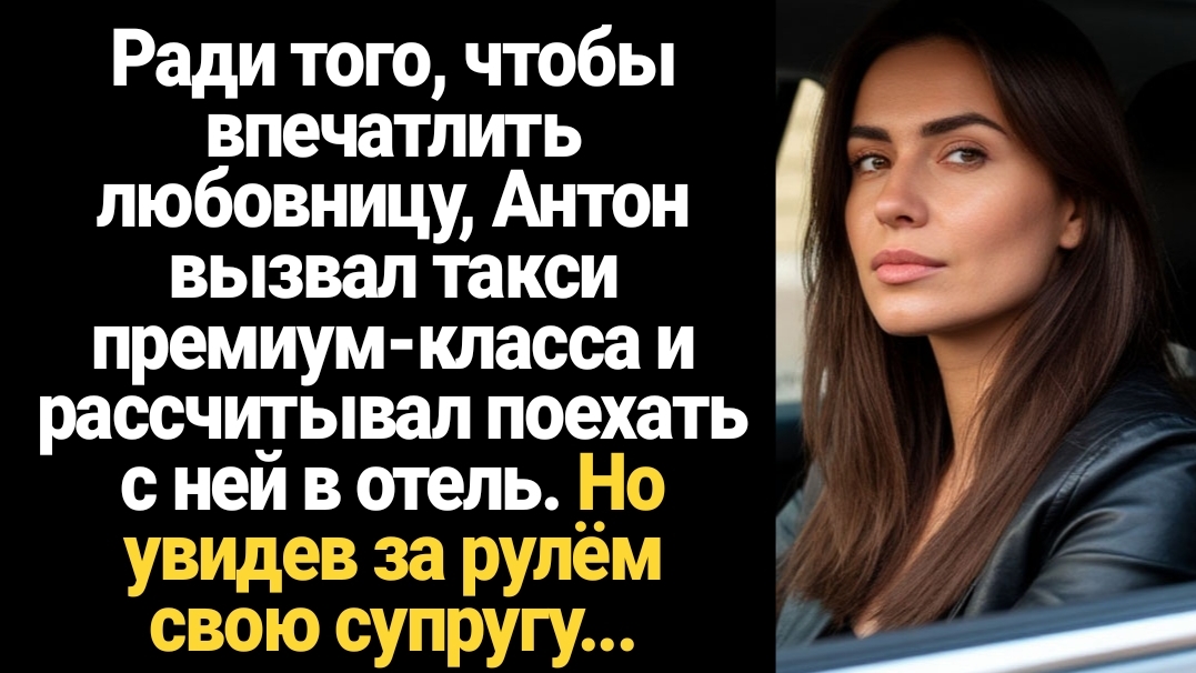 ИСТОРИИ ИЗ ЖИЗНИ/Мужчина решил впечатлить любовницу и вызвал такси премиум-класса, а в машине сидела смотреть онлайн