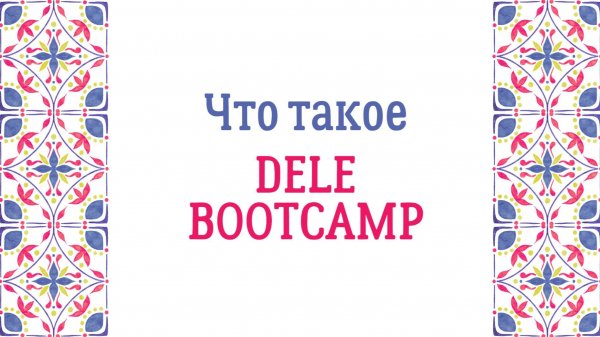 Что такое DELE BOOTCAMP?