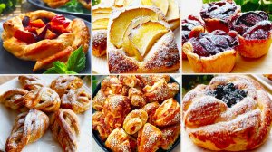 ТОП-6 рецепта из слоеного теста 🔥! Быстрая выпечка! Пальчики оближешь! Просто и очень вкусно!