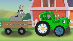 Мультики Для Детей, Едет По Полям и Песенки Поёт