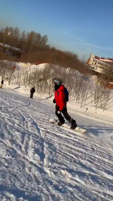 спуск на сноуборде.mp4 смотреть онлайн