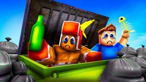 🤢Сможешь Ли ТЫ Собрать 100 Мешков МУСОРА в РОБЛОКС за 1 Час?!