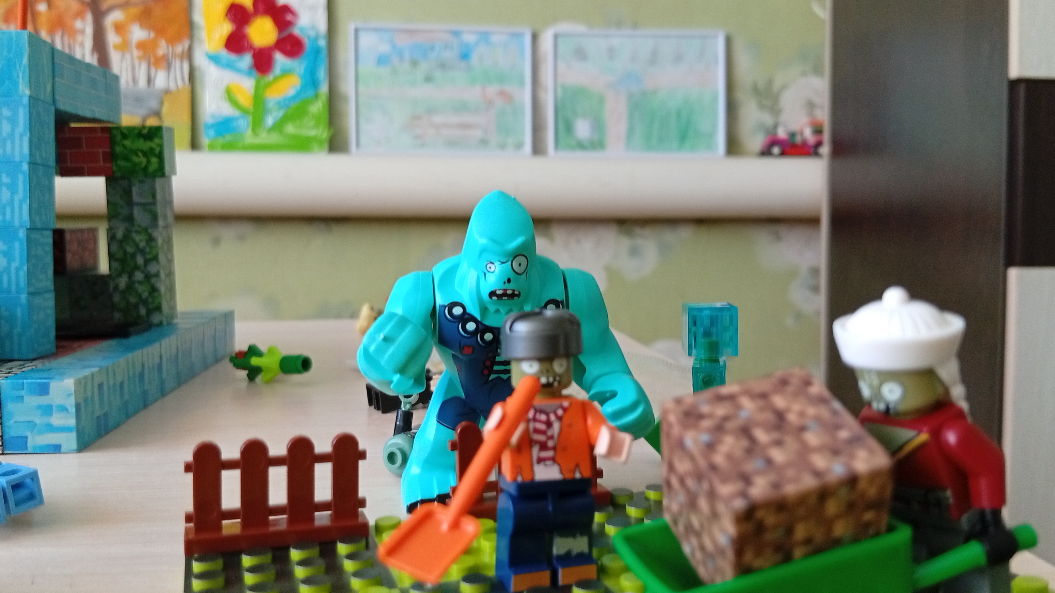 деревня жителей 13 зомби