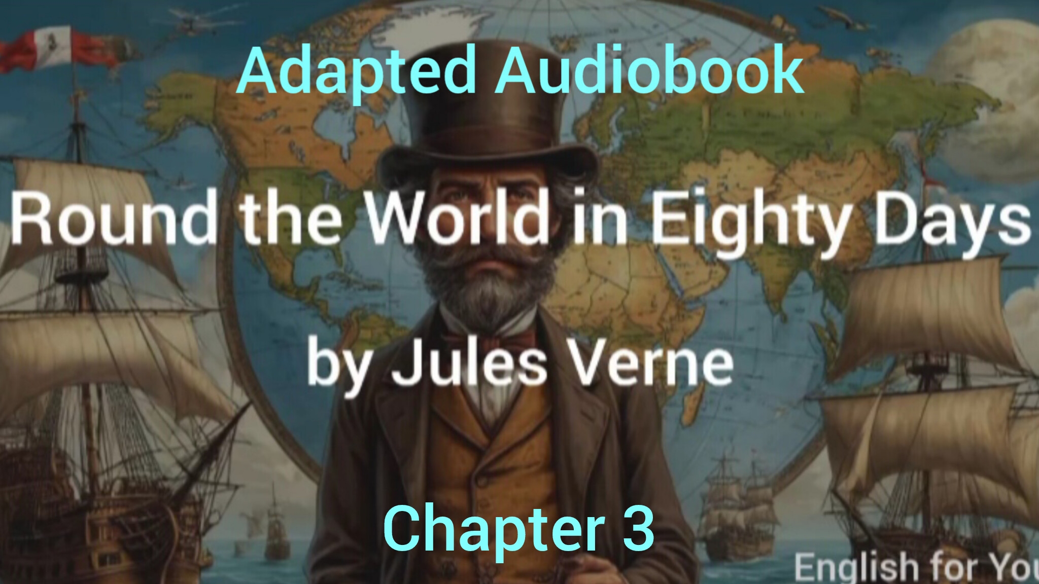 Chapter 3. Round the World in Eighty Days by Jules Verne. Adapted Audiobook. Level 2.