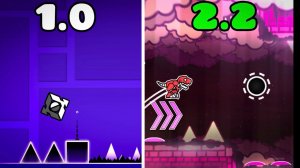 Прошёл ПЕРВЫЙ И ПОСЛЕДНИЙ Уровень Каждой Версии в Geometry Dash!