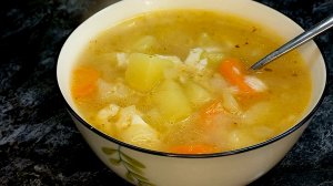 Уха из щуки с пшеном и картофелем, вкусный и простой суп на обед