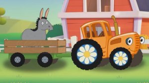 Мультики Для Детей, Едет По Полям Собирая Овощи и Фрукты