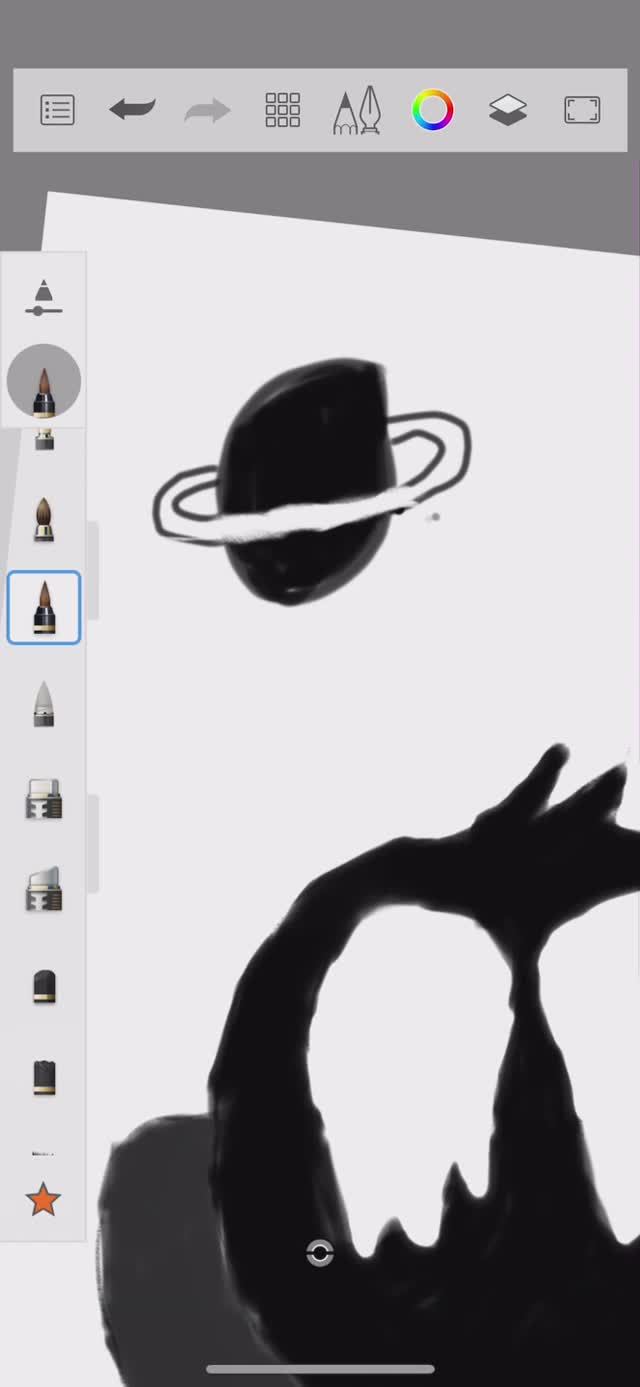 Рисую свою аватарку в стиле потерянные души…(1 часть)