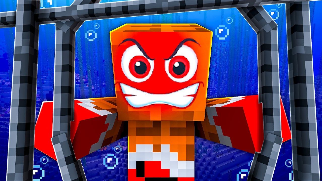 ЛЁНЮ ЗАПЕРЛИ В ПОДВОДНОЙ ТЮРЬМЕ! 🤯 КАК ВЫБРАТЬСЯ? МАЙНКРАФТ смотреть онлайн