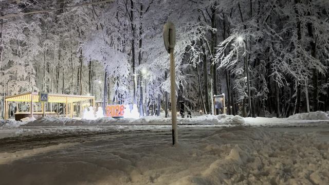 Заснеженный парк Мэздах #майкоп декабрь 2025 смотреть онлайн