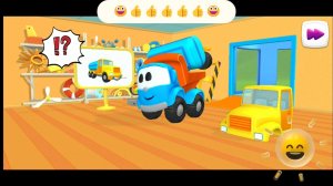 грузовичок Лева собирает поливальную машинку😁 #игры #малыш #Лева #грузовичок