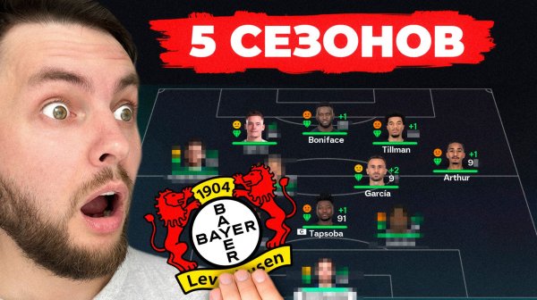 я сыграл 5 СЕЗОНОВ за БАЙЕР ЛЕВЕРКУЗЕН в КАРЬЕРЕ ТРЕНЕРА в ФК 26
