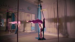 Выступление Анастасии! Воздушная акробатика на полотне (Измайлово, ВАО)