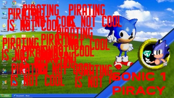 SONIC 1 PIRACY