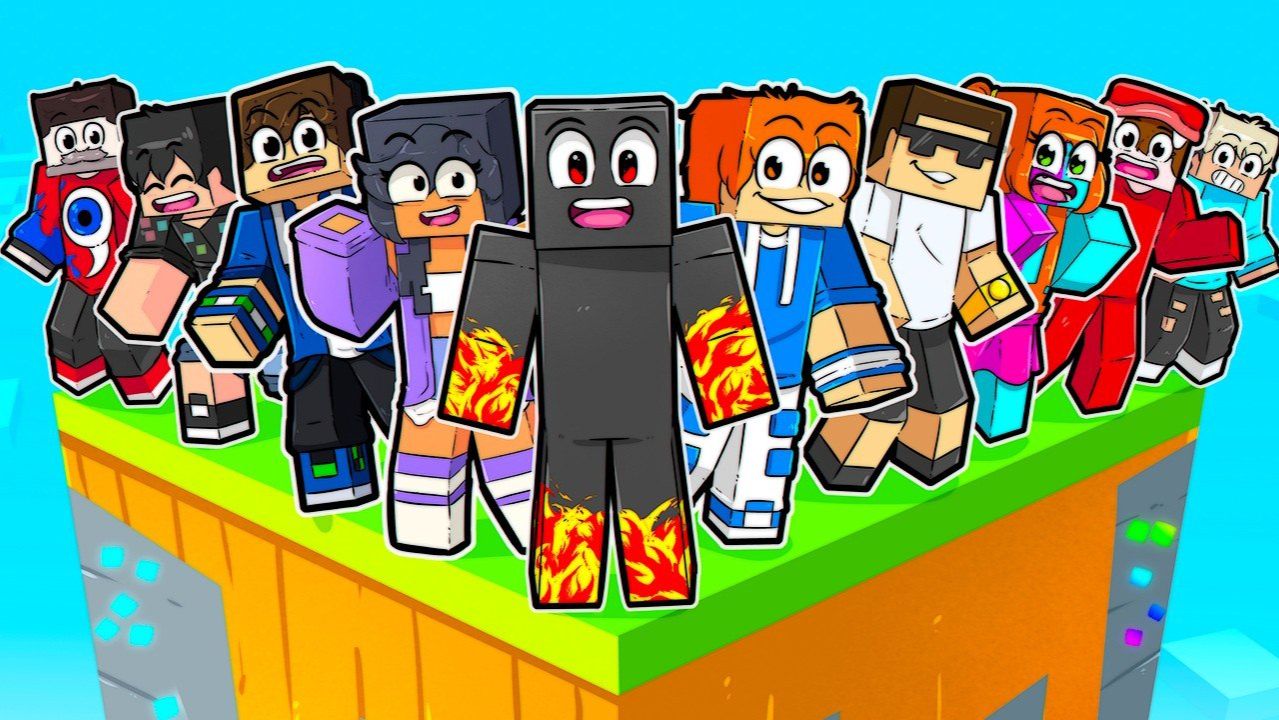 10 Друзей Выживают На ОДНОМ Блоке В Майнкрафт ! Minecraft Дакплей Компот Нуб и Про смотреть онлайн