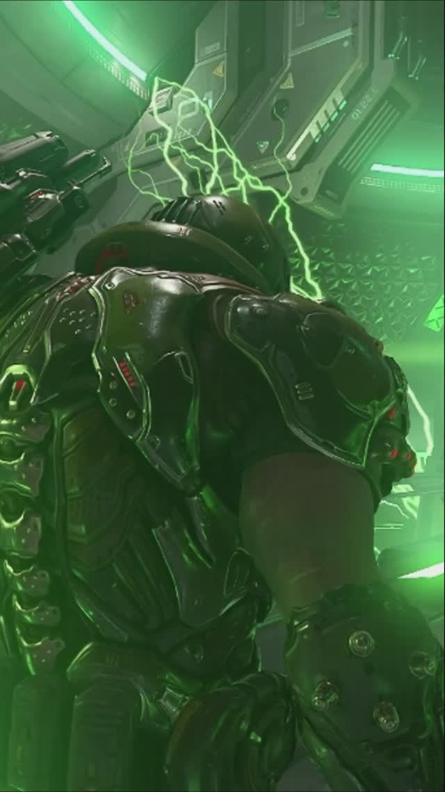 DooM Eternal Палач совершил выстрел с BFG 10 000 по Марсу. смотреть онлайн