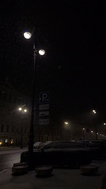 снег...зима