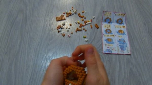 Детский Конструктор Пластиковый 3D Собери питомца, животные из мелких деталей, собираю коллекцию