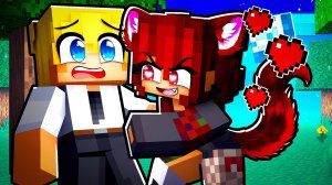 В Меня Влюбилась Волчица в Майнкрафт!