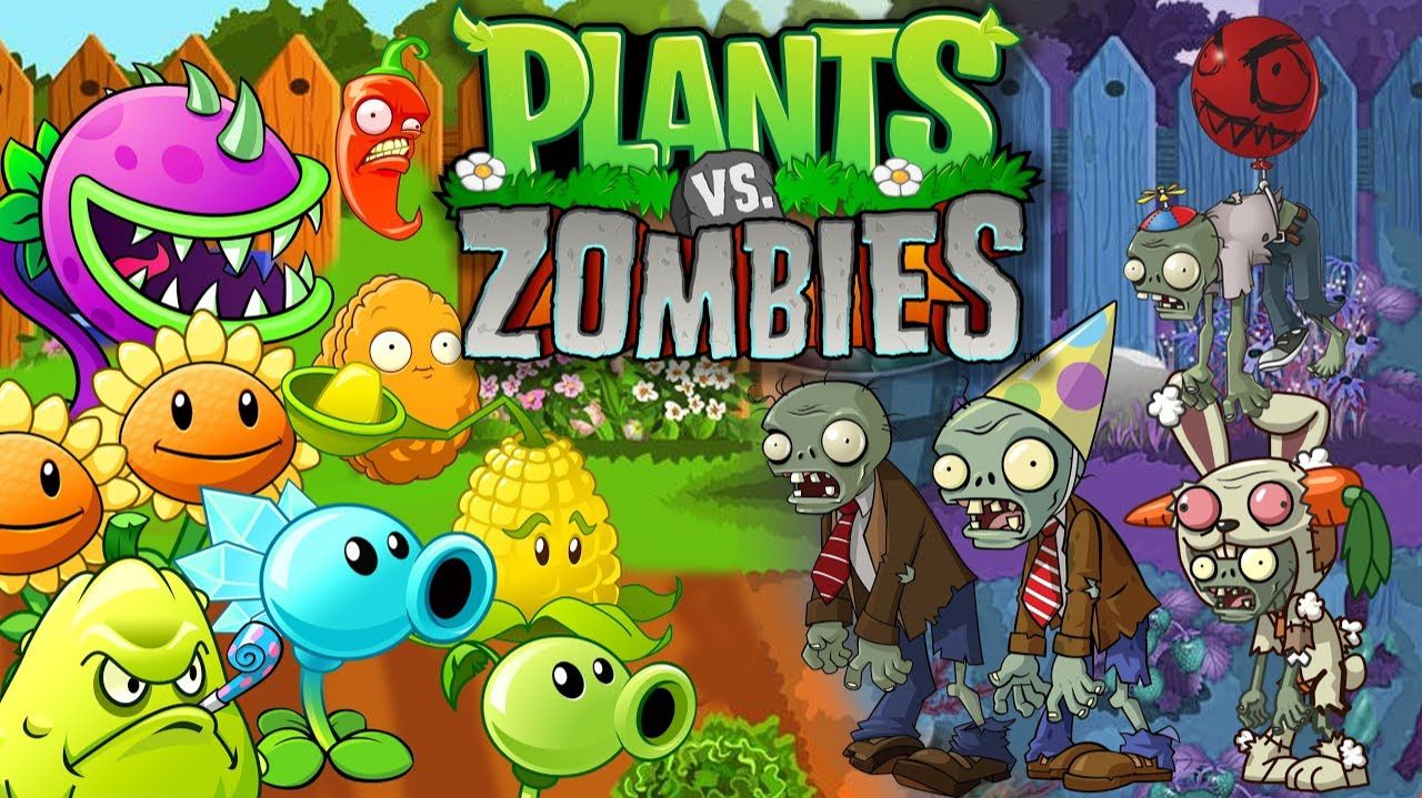 Зомби против растений! Plants vs Zombies ПвЗ PvZ Растения против Зомби смотреть онлайн