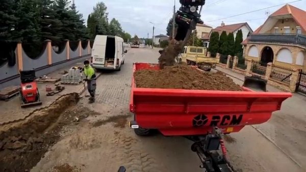 Практика с двигателями | Volvo EWR170E Oilquick OQTR-E19 przyczepa RCM PK1