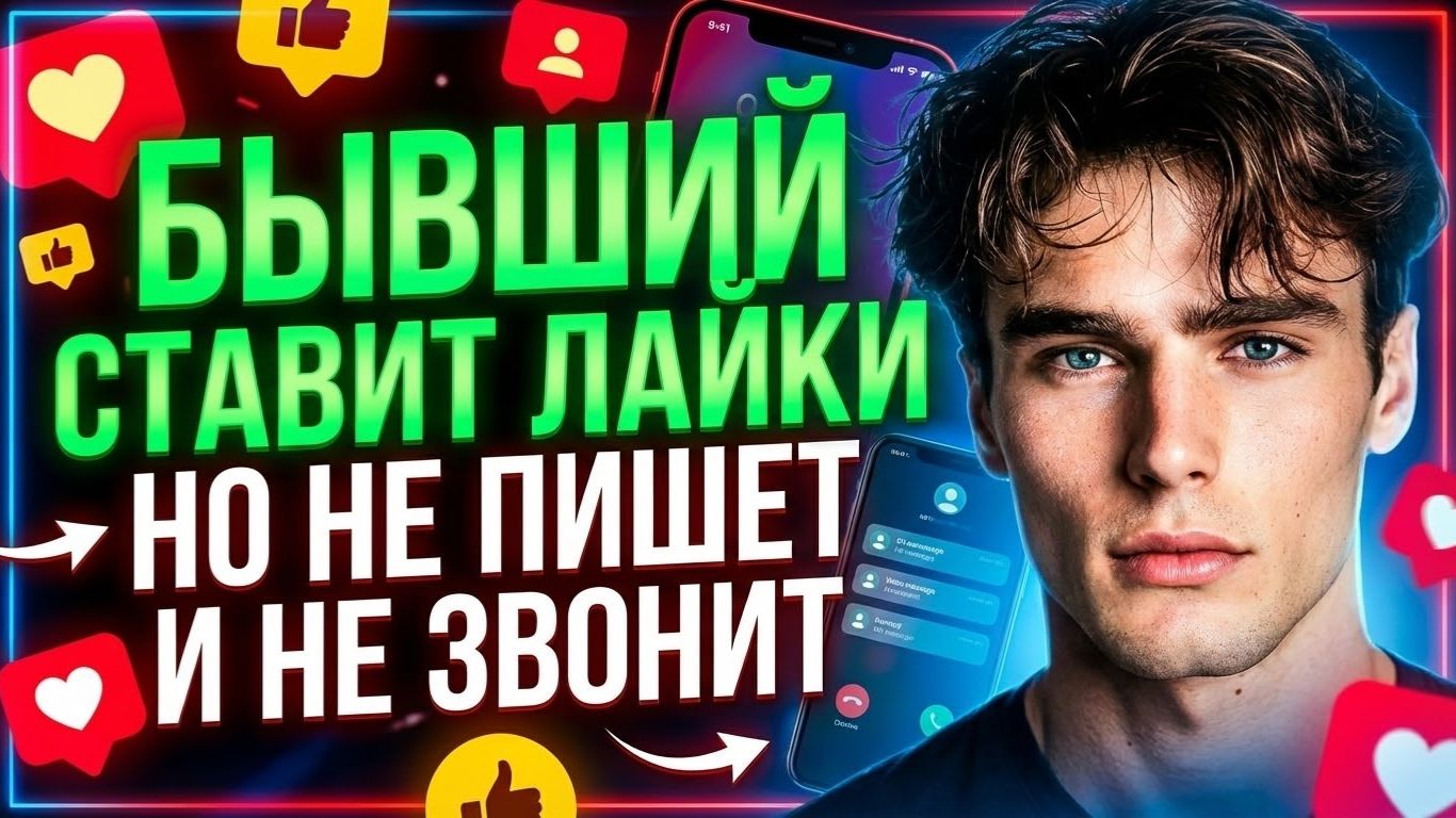 БЫВШИЙ ставит ЛАЙКИ, но НЕ ПИШЕТ и НЕ ЗВОНИТ. УЗНАЙ, причины такого поведения. смотреть онлайн