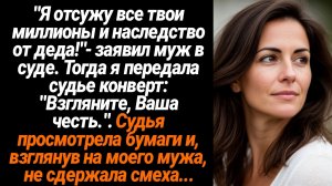 Жизненные Истории/Я одсужу у тебя все твои миллионы и наследство от деда!- заявил муж в суде