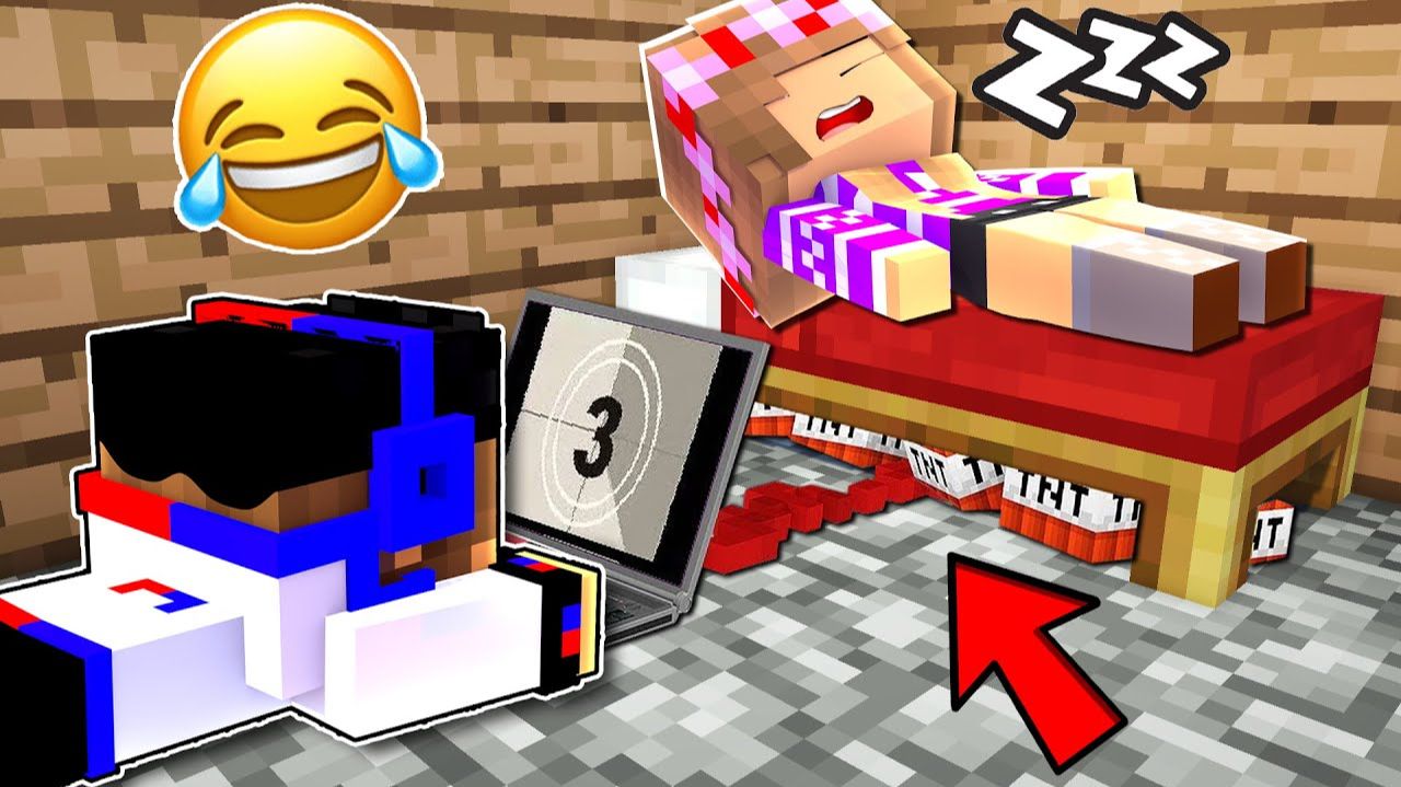 5 СПОСОБОВ ЗАТРОЛЛИТЬ ДЕВУШКУ в МАЙНКРАФТ ! НУБ И ПРО ВИДЕО ТРОЛЛИНГ ЛОВУШКА MINECRAFT Евгенбро смотреть онлайн