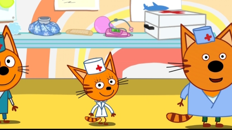 Мультики для детей , мультфильм,три кота