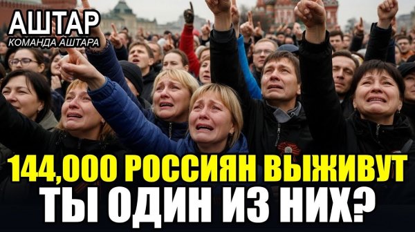 АШТАР ШЕРАН: РАСКРЫЛ ЧИСЛО, Только 144000 РОССИЯН Переживут 2026 - Вы В СПИСКЕ? 💖