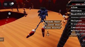 играю в игру в roblox про Соника 1часть