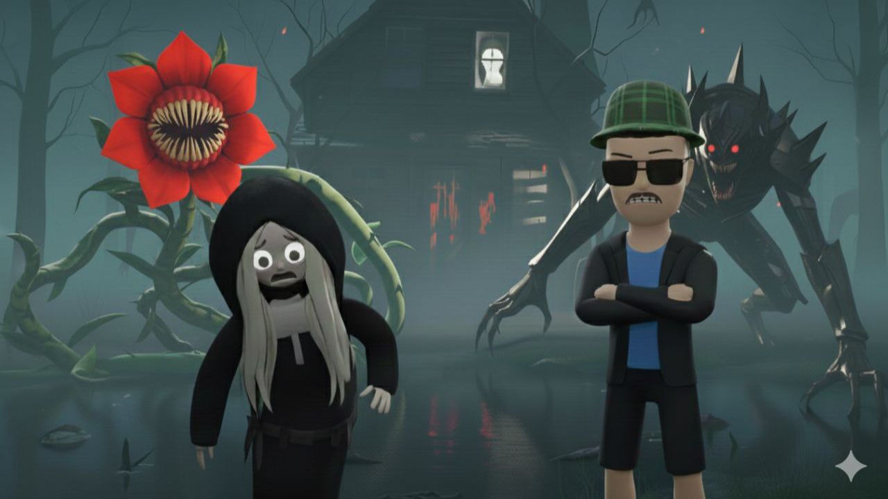 ОЧЕНЬ СТРАШНЫЙ ДОМ НА БЕРЕГУ ОЗЕРА Роблокс Roblox A.K.M.Games