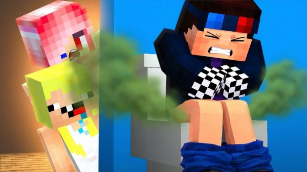 🚽🤢Я СЪЕЛ ЧТО-ТО НЕ ТО И ОТРАВИЛСЯ В МАЙНКРАФТ! ШЕДИ ЛЕСКА И НУБИК MINECRAFT