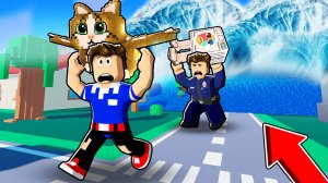 МЫ СПАСЛИ БРЕЙНРОТОВ ОТ ЦУНАМИ В РОБЛОКС