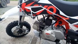 ПИТБАЙК KAYO MINI TS70 10/10 (АВТОМАТ, ЭЛ.СТАРТЕР, 2024 Г.) демонстрация товара.