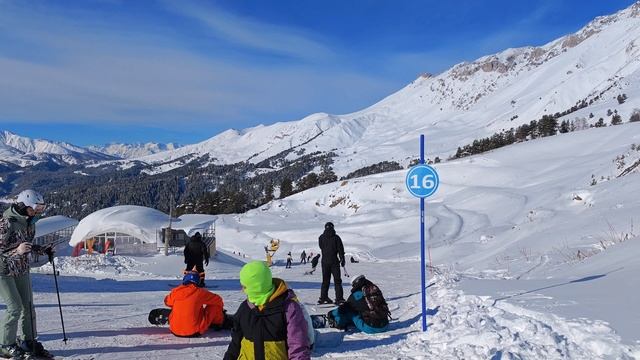 Архыз горнолыжка, открытая канатка лунный экспресс 4ч, 2026 смотреть онлайн